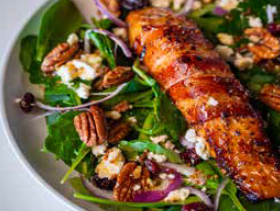 SMOKEY MAPLE & PEPPER BACON WRAPPED JAIL ISLAND® ATLANTIC SALMON